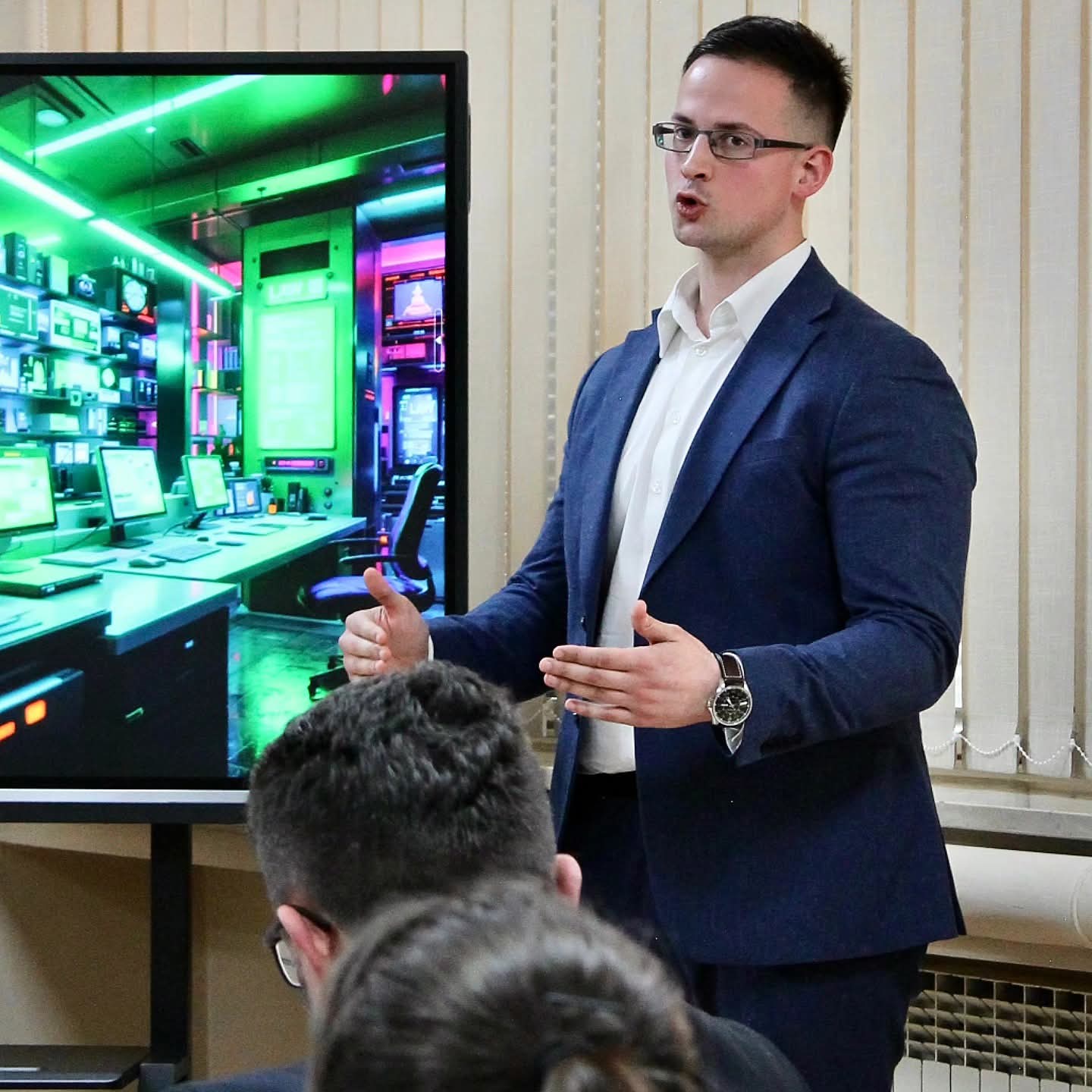 Janko Munjić speaking on artificial intelligence and criminal law